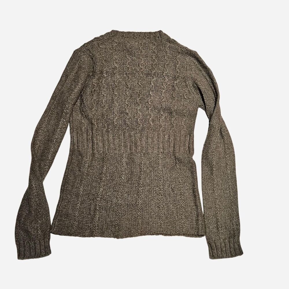 y2k fairy grunge brown knit sweater - Picture 2 of 3